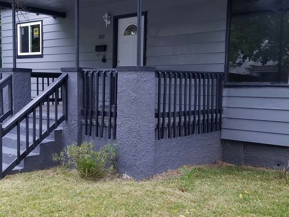 Front view of the home