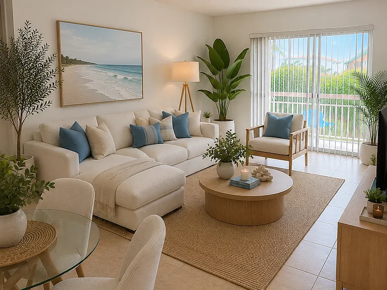 Living room
Virtual staging- Furniture not included
All walls freshly painted