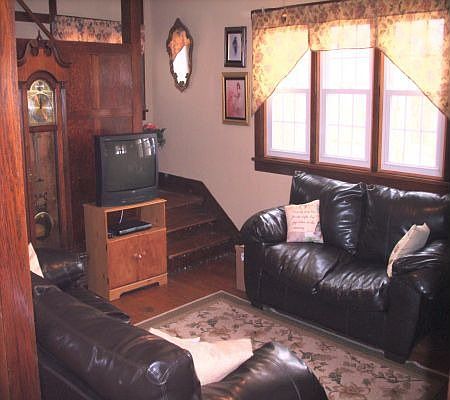 Livingroom with hardwood floors.