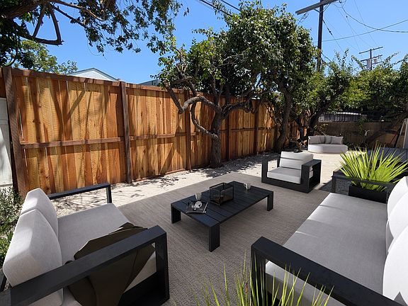 Private yard (over 700 sq feet) - virtually staged