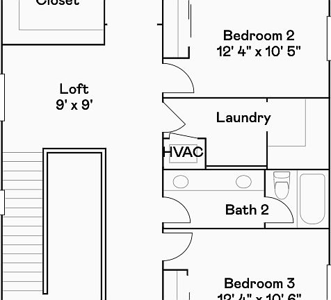 Second floor layout