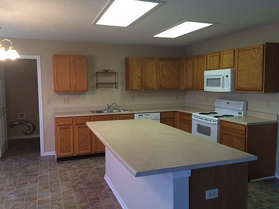 Island includes cabinets