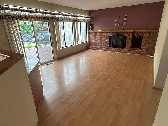 Family room with fire place