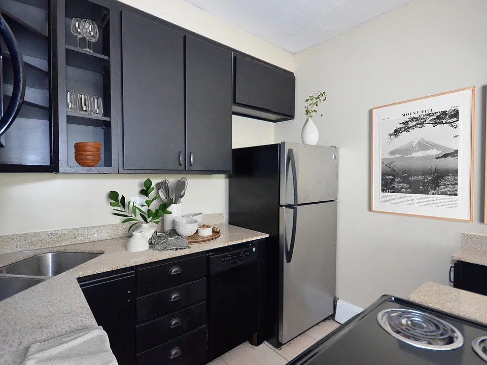 Kitchen with Granite Counters