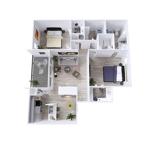 Floor plan B1 Renovated