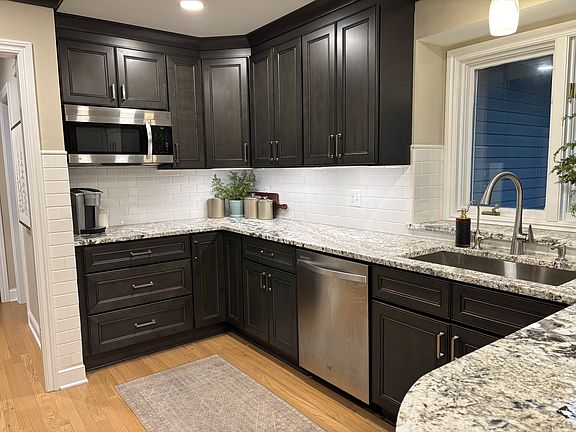 Kitchen with granite counter tops