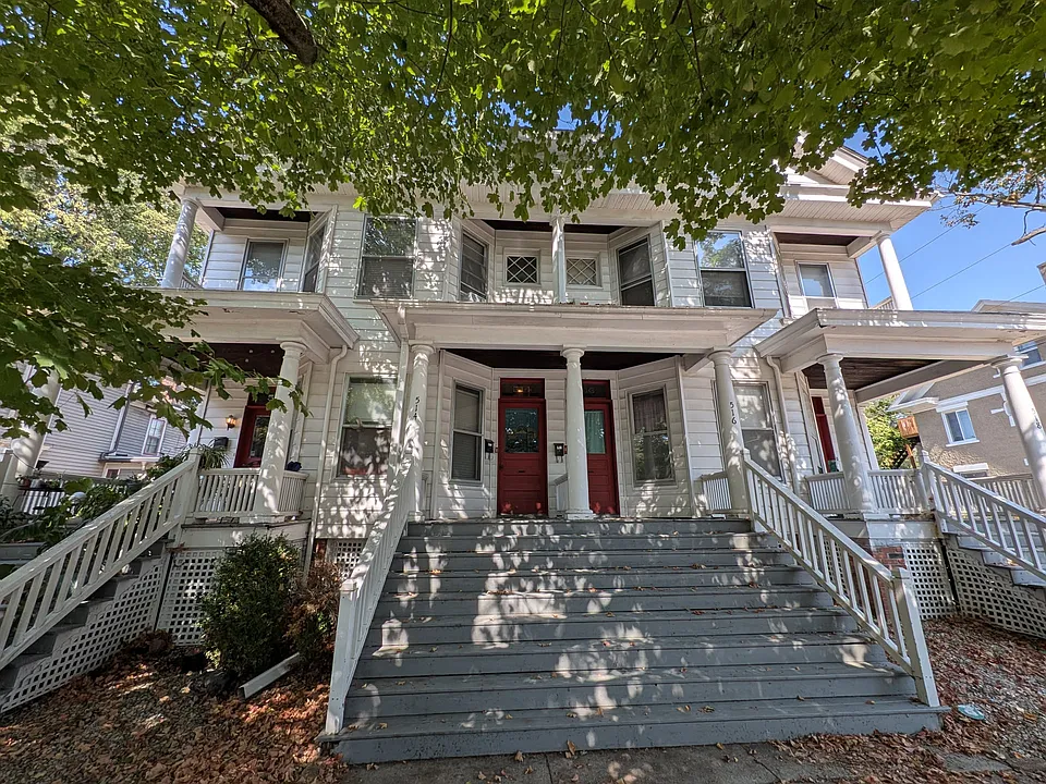 front porch and entry