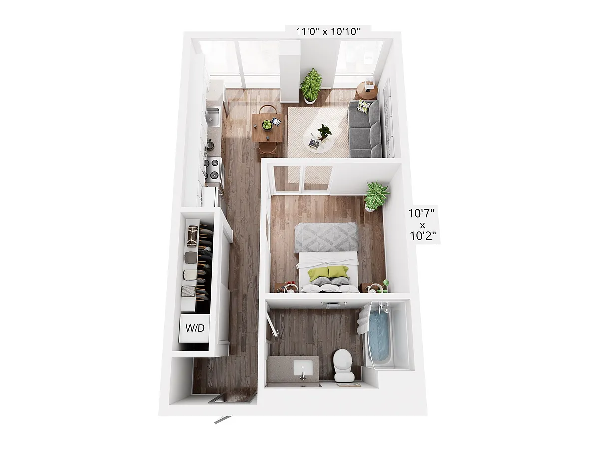 Floor plan E15