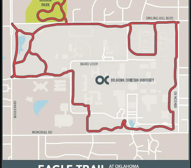 2.5 mile Eagle Walking trail by house