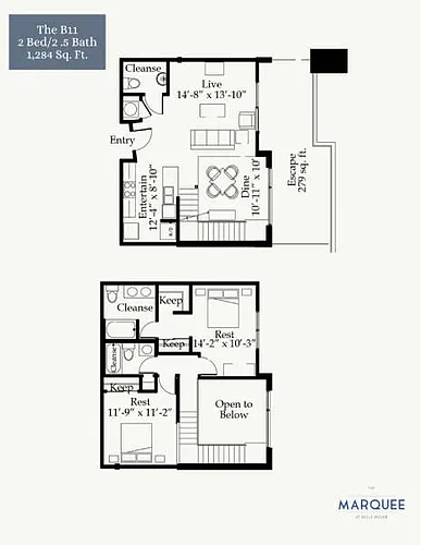 Floor plan B11