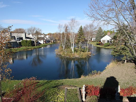 Backyard View of Pond