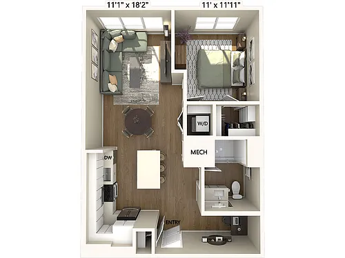 Floor plan A1D-745-1