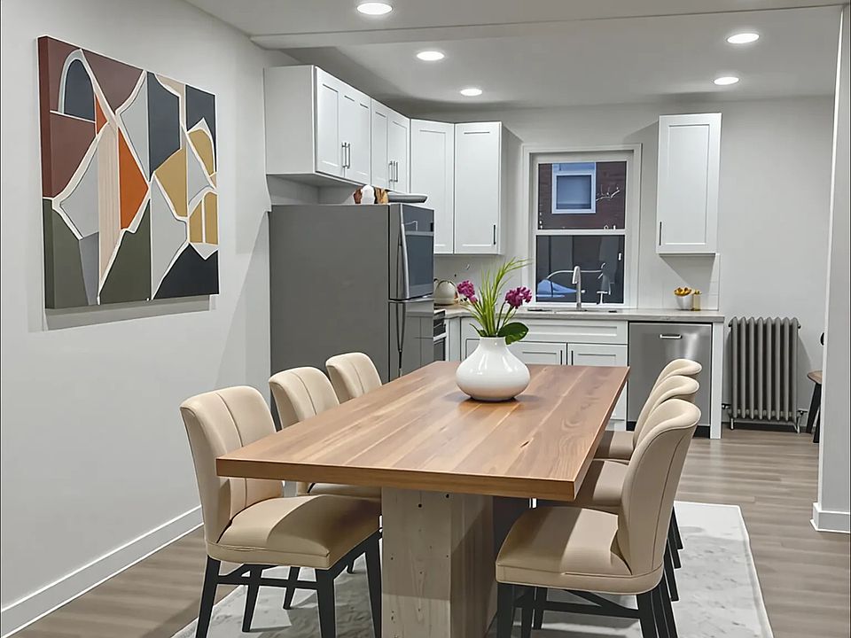 Dining and kitchen area
