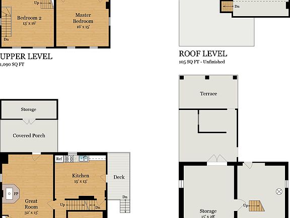 Main House Floor Plans