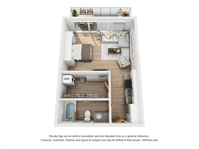 Floor plan Terrace Studio