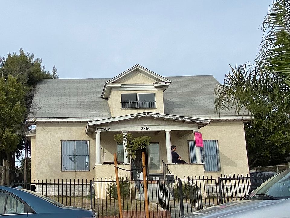 Infront of the property