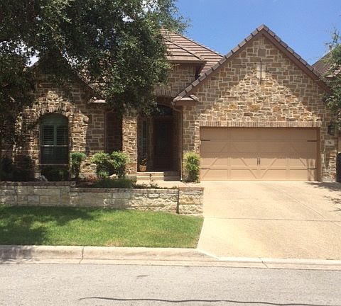 Stone exterior all sides