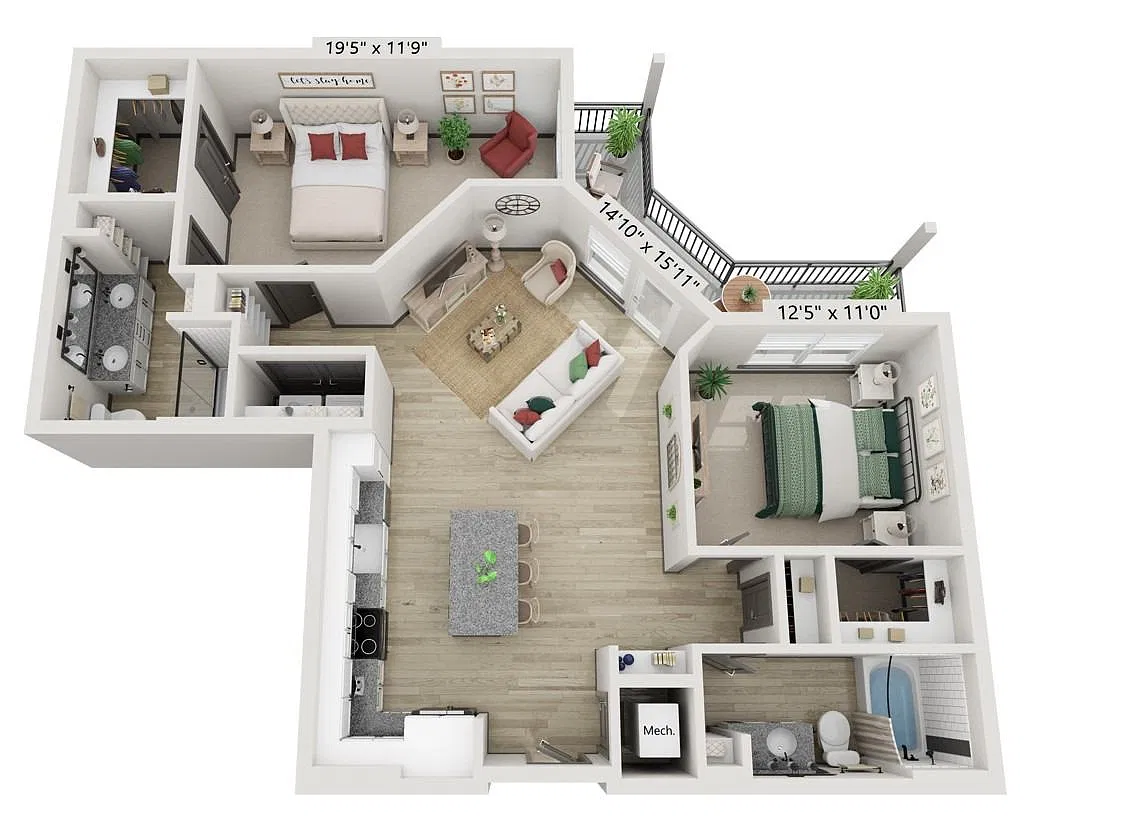 Floor plan B3