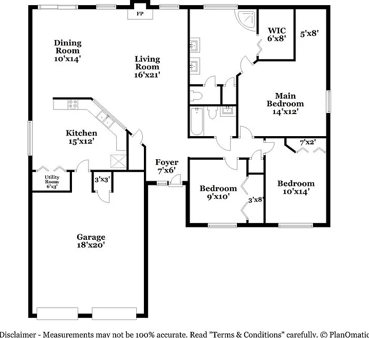 3 bed, 2.0 bath, 1440 sqft, $1,790 — Photo 2