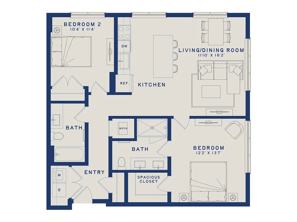 Floor plan B71