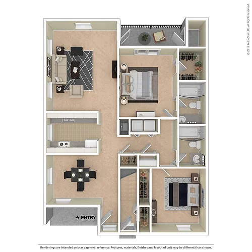 Floor plan 2 X 2