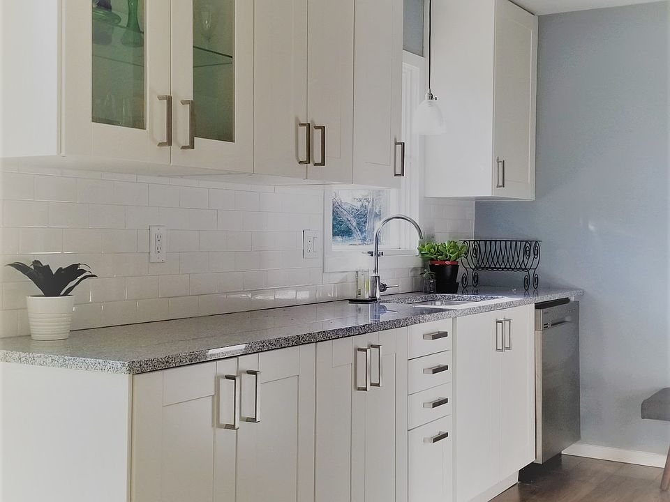 Bright Galley Kitchen
