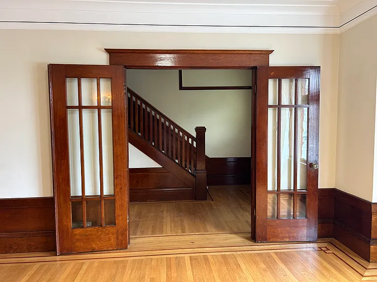 Original French doors.