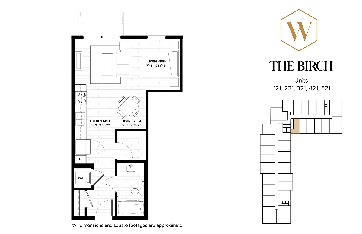 Floor plan The Birch