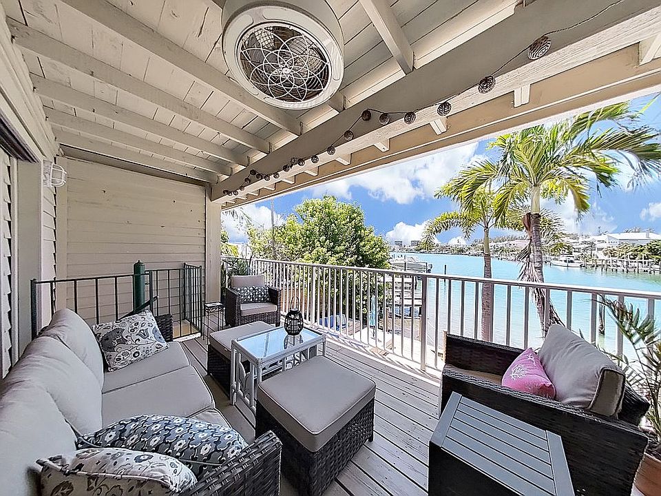 balcony with water view