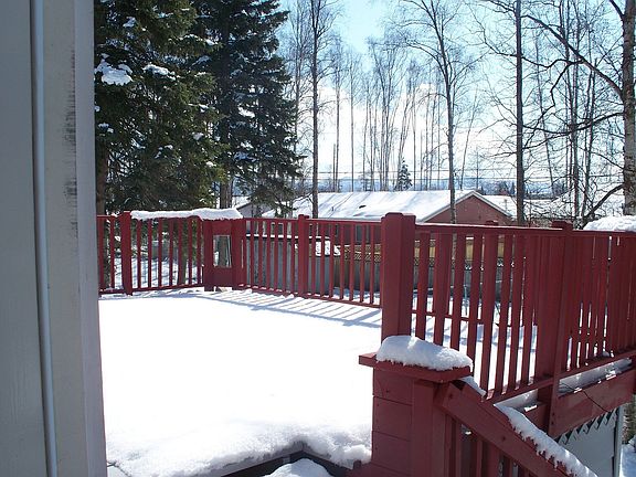South facing deck
