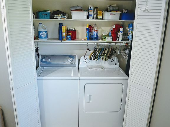Laundry closet