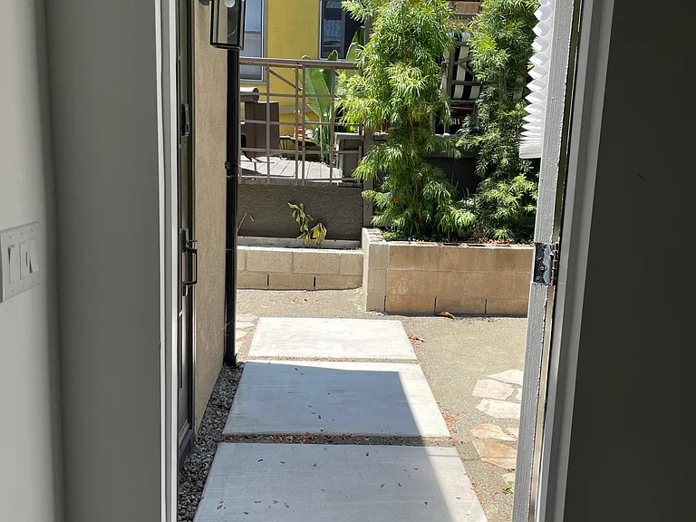 View from Exterior Bedroom Door