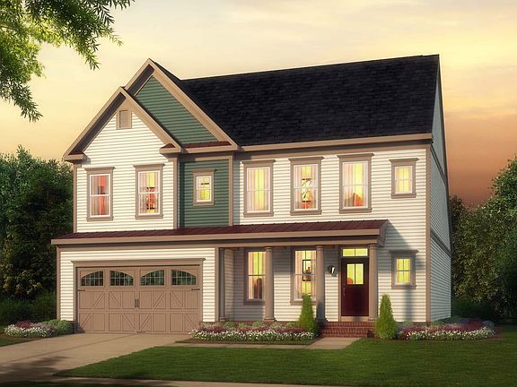 Elevation 2 of the Cresswell a home design by Brookfield Residential at Waterford Manor