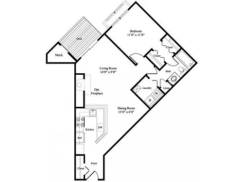 Floor plan A2 - The Dogwood