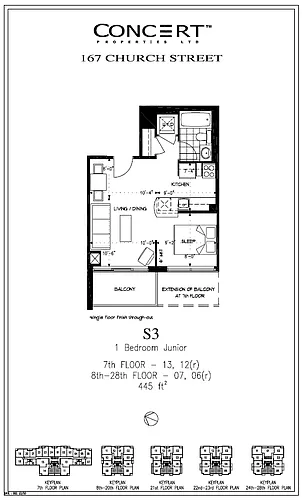 Floor plan Studio