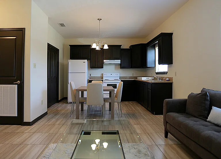Merida Vista Apartments in Laredo, TX - Interior Living & Dining Room
