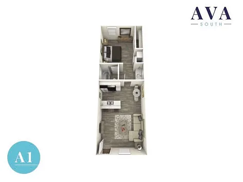 Floor plan Ava South - A1