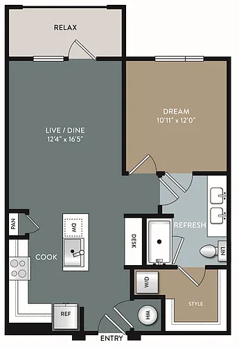 Floor plan Beau - A2