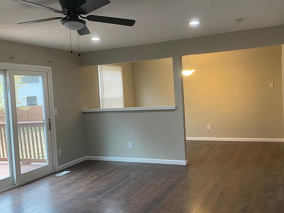 living room and dining room