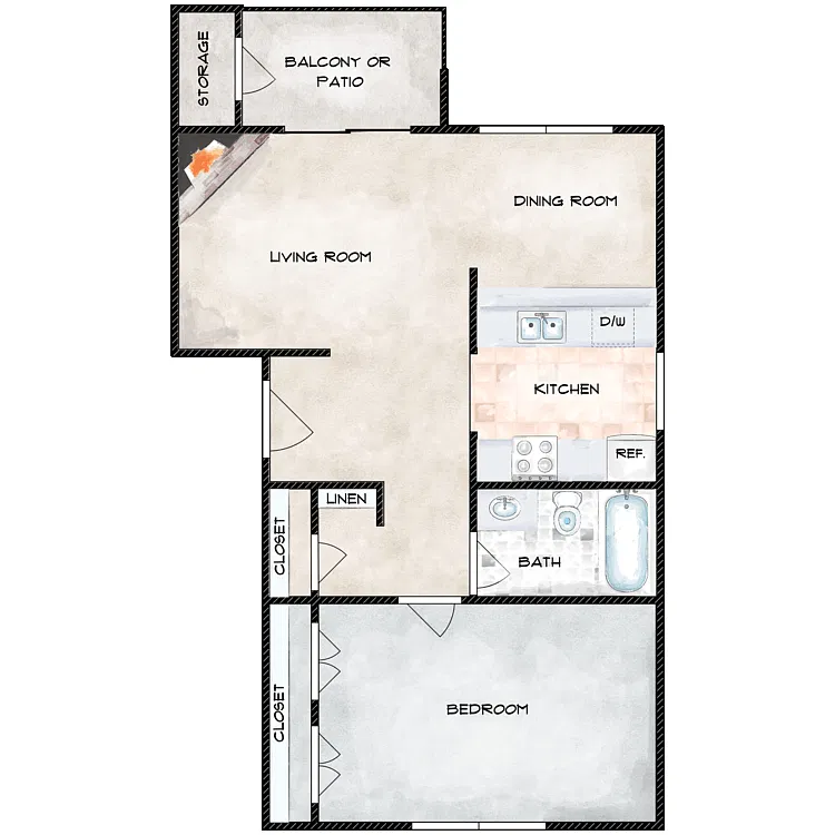 Floor plan Dogwood