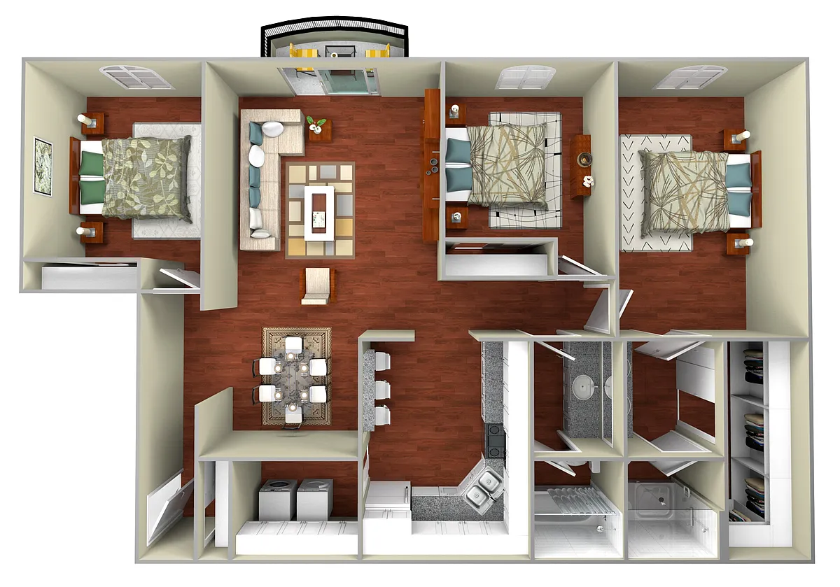 Floor plan Deauville