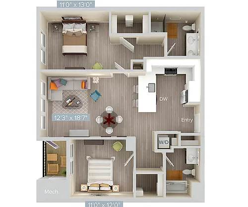 Floor plan B2-urb-1093