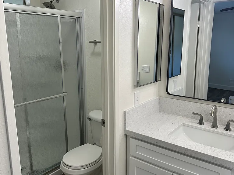 Master bathroom and shower