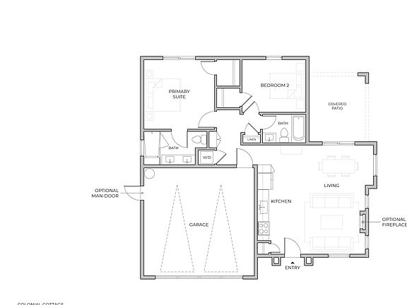 Plan 3 Colonial Cottage Upgrade Bay Window