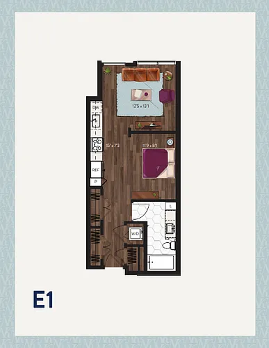 Floor plan E1