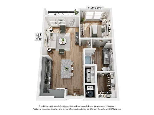 Floor plan A1C