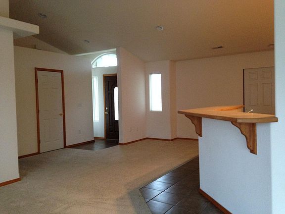 Kitchen and front door entry