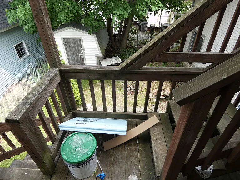 View to Garden area from back porch