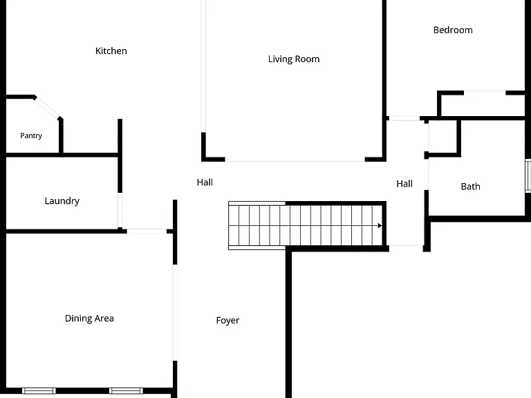 Main level floorplan