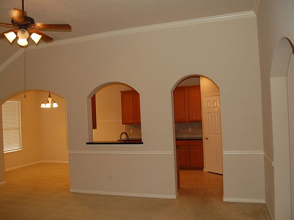 Living room looking towards kitchen